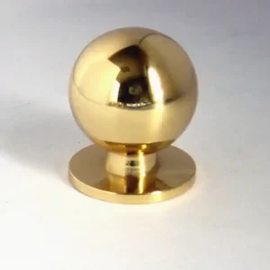 Pomolo tondo per mobile ottone lucido art 710 varie misure - ELAB diametro 15mm 4009 Tijdelijk Beschikbaar